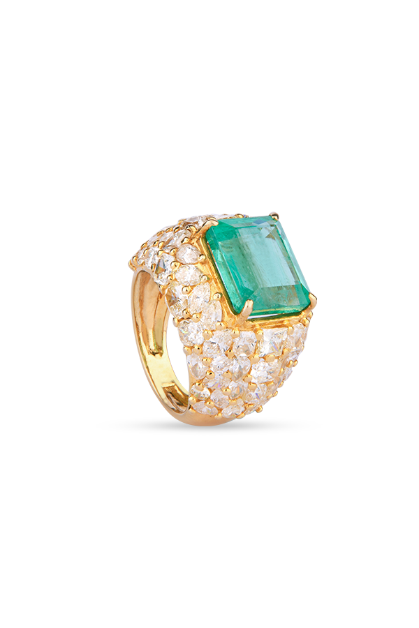 Gilded Glamour Ring